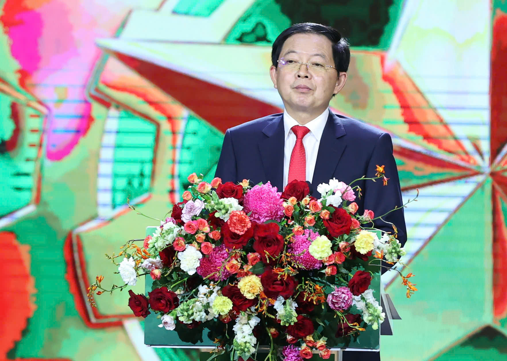 Phó thủ tướng Hồ Quốc Dũng phát biểu tại lễ vinh danh 96 Nông dân Việt Nam xuất sắc