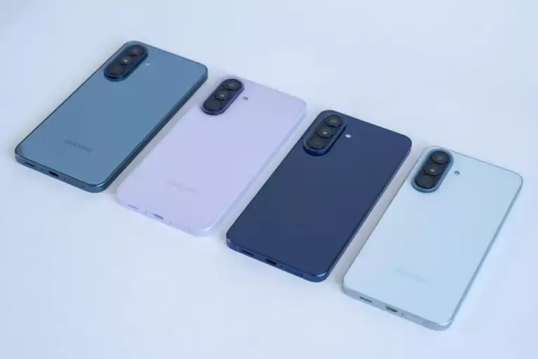 Samsung Galaxy A57 5G với 4 màu. Ảnh: Samsung