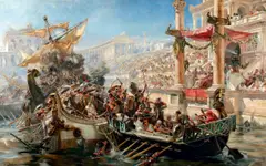Bạn có biết, người La Mã từng bơm nước vào đấu trường Colosseum để tạo ra các trận đánh giả ngay... | Viết bởi Rubi Lee