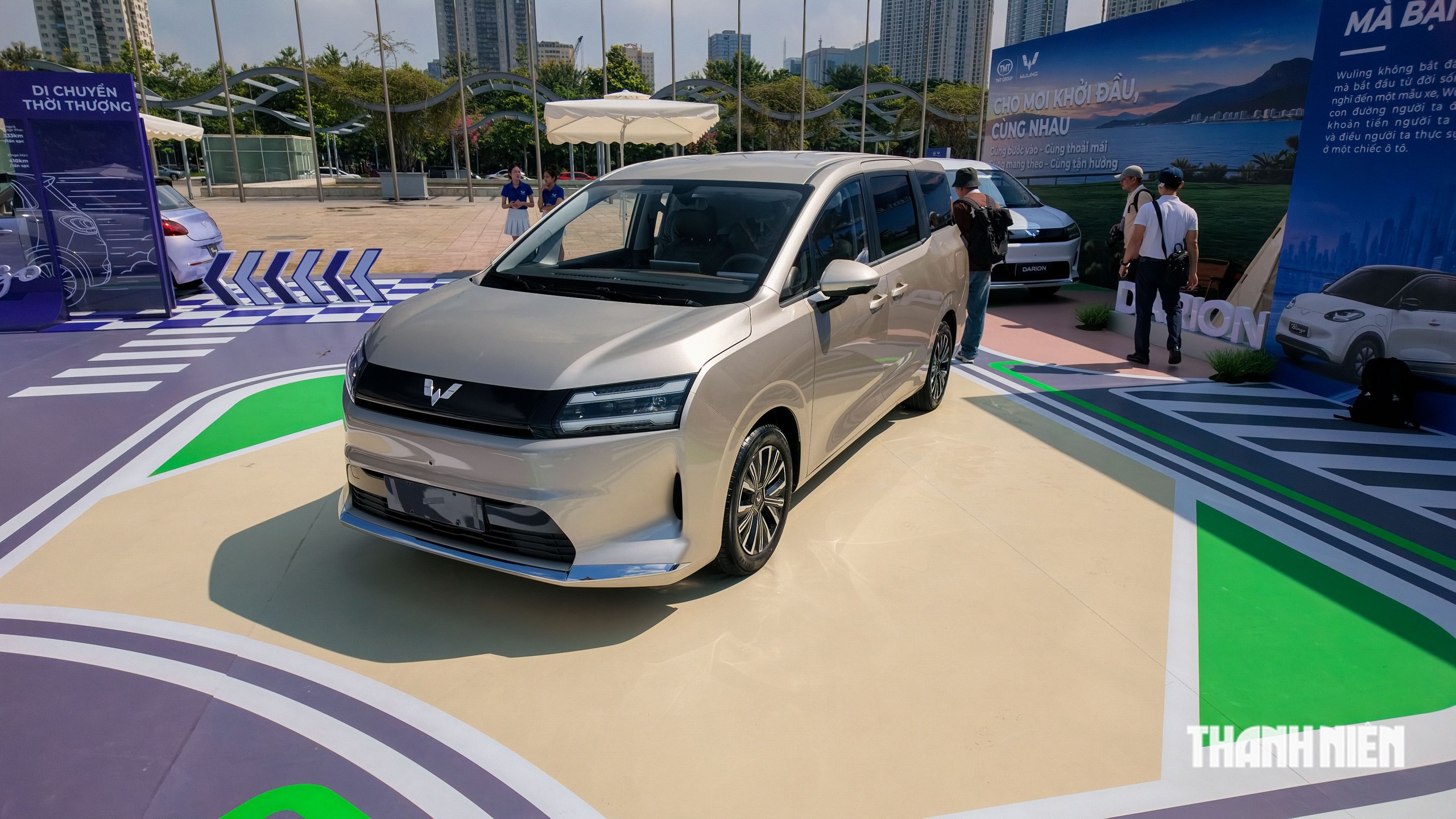 Wuling Darion là một chiếc xe gia đình, chạy dịch vụ cao cấp hơn