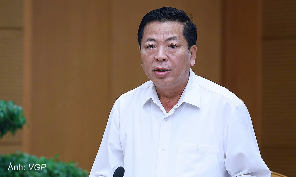 Bộ trưởng Xây dựng Trần Hồng Minh phát biểu tại cuộc làm việc với Thủ tướng, chiều 22/9. Ảnh: VGP