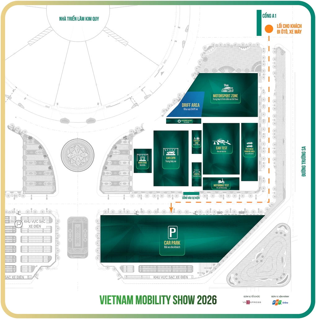 Sơ đồ triển lãm 2026.