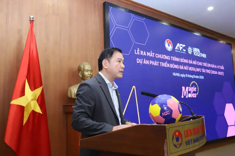 Lãnh đạo VFF tại sự kiện - Ảnh: VFF