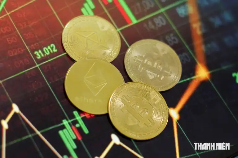 Đồng xu biểu tượng Bitcoin