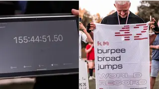 VĐV Đức phá kỷ lục marathon bằng 30.000 lần burpee nhảy xa