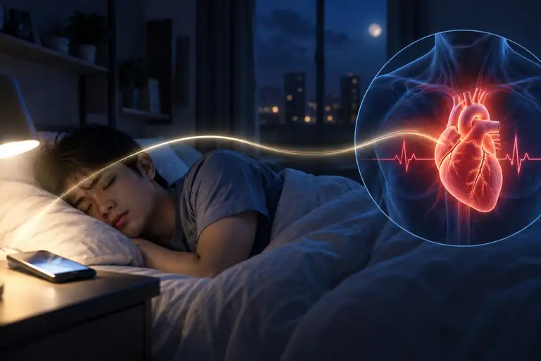 Nghiên cứu bổ sung bằng chứng về mối liên hệ giữa ánh sáng ban đêm và bệnh tim mạch