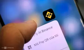 Logo Binance trên một smartphone, tháng 10/2026. Ảnh: Lưu Quý