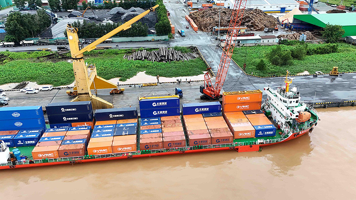 Vận hành tuyến tàu container trực tiếp từ Trung Quốc đến Cần Thơ
