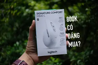 Đánh giá nhanh Logitech M840 L, chuột mới nhất thuộc dòng Signature Comfort dành cho dân văn phòng | Viết bởi htevn