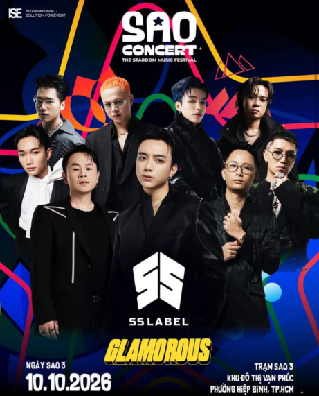 Nhóm nghệ sĩ SS Label từng được giới thiệu ở sân khấu chính Stardom Journey. Theo thông tin công bố trước chương trình, nhóm còn có một set diễn riêng kéo dài 60 phút - Ảnh: BTC