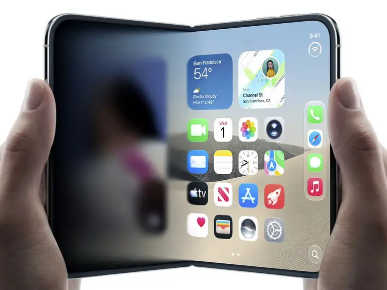 Màn hình trong của iPhone Duo có thể thay lớp bảo vệ
