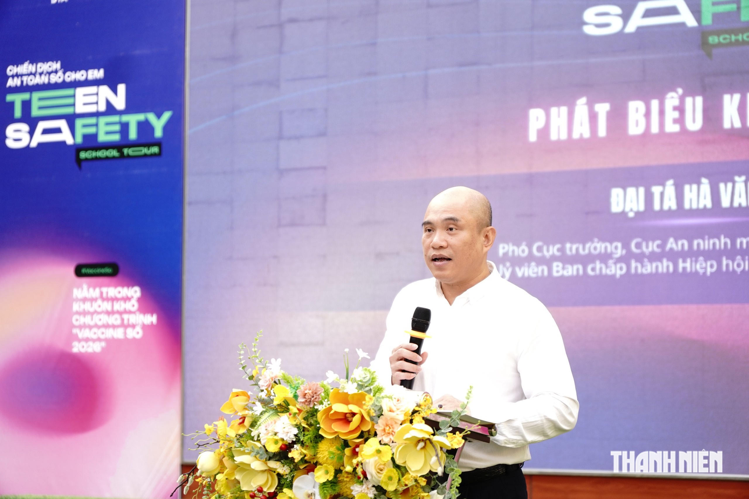 Đại tá Hà Văn Bắc nhấn mạnh việc bảo vệ trẻ em trên không gian mạng là nhiệm vụ liên ngành, lâu dài
