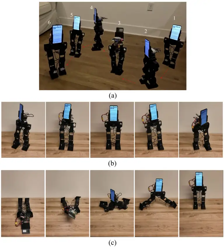 Mô tả cách chuyển động của PhoneBot. Ảnh: UCLA/arXiv
