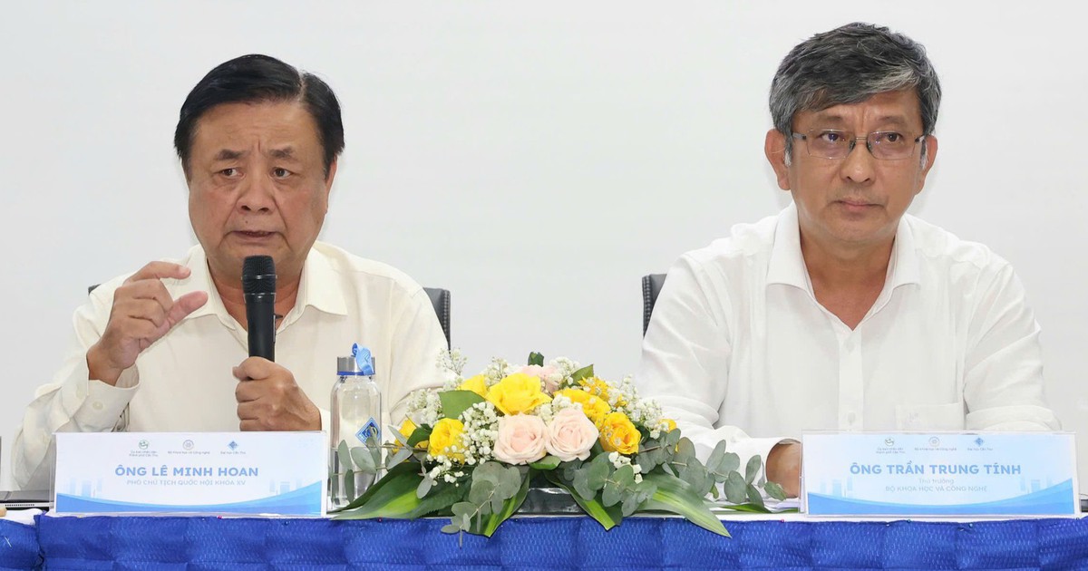 Ông Lê Minh Hoan đề nghị ‘hiệu triệu’ sự đóng góp cho khoa học công nghệ Đồng bằng sông Cửu Long