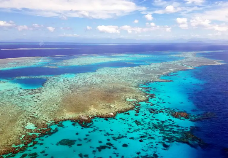 Rạn san hô Great Barrier ở Biển San Hô, ngoài khơi Queensland, Australia, năm 2018. Ảnh: AFP