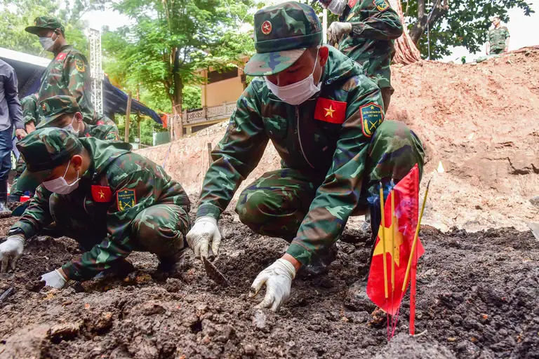 Đã quy tập 627 hài cốt liệt sĩ tại công viên Lê Thị Riêng