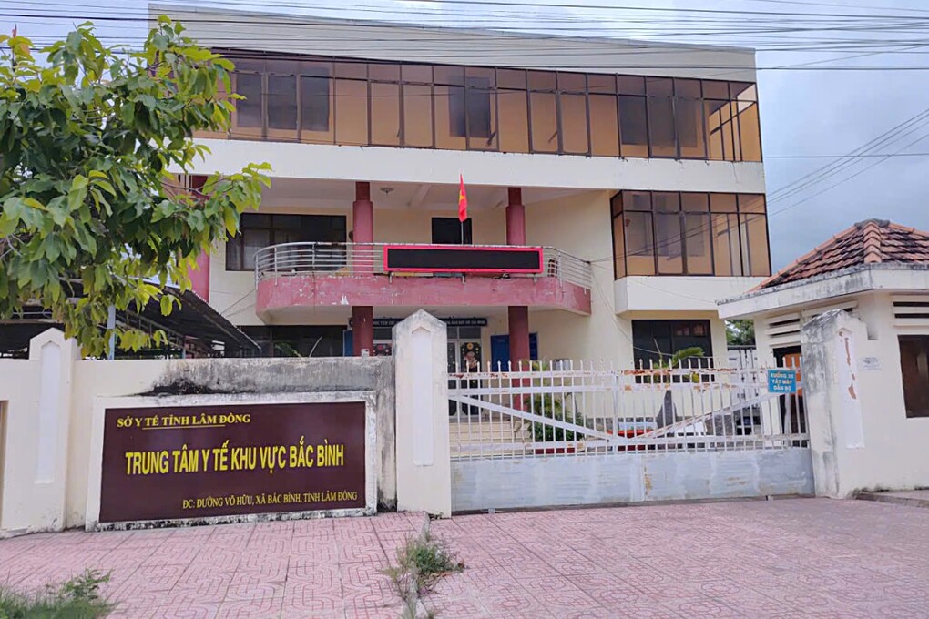 Trung tâm Y tế khu vực Bắc Bình, chiều 22/9. Ảnh: Phan Lý