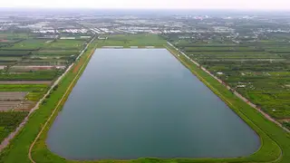 Hồ nước ngọt cho 113.000 người hoàn thành hai năm chưa thể dùng