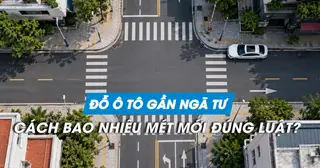 Không có biển cấm, đỗ ô tô gần ngã tư vẫn có thể bị phạt