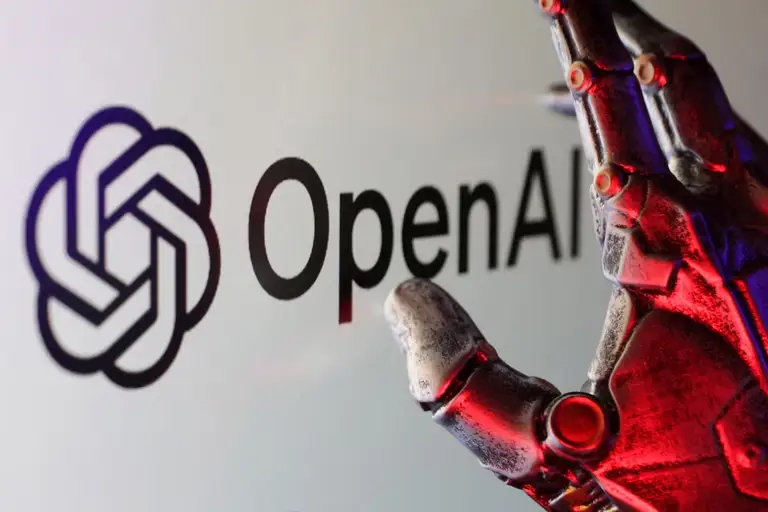 Logo của Công ty OpenAI - Ảnh: REUTERS