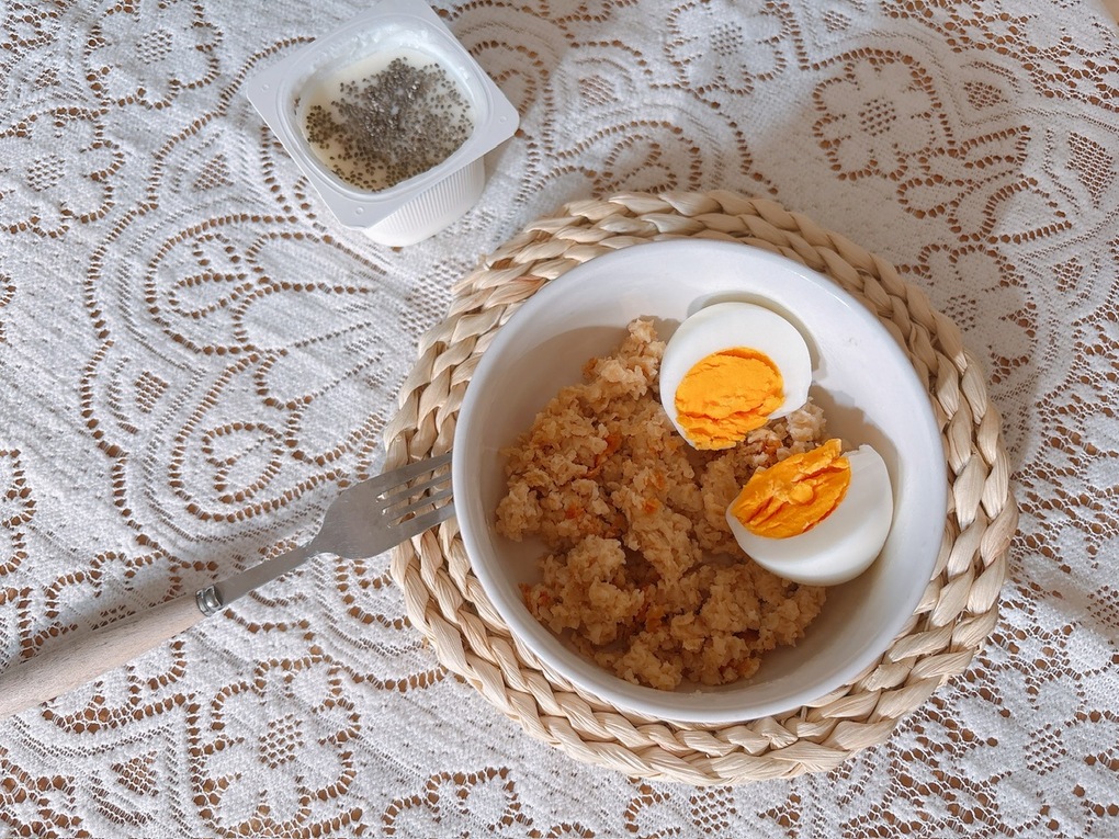 Trứng giàu protein, giúp no lâu. Ảnh: Bảo Bảo