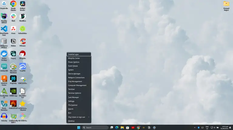 Menu Start ẩn với hàng loạt công cụ tiện lợi trên Windows 11