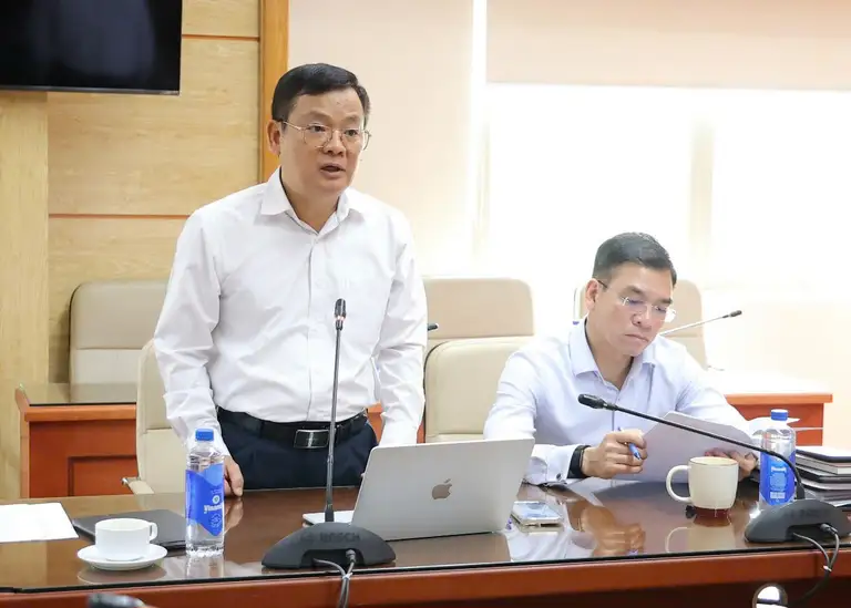 TS.BS Vương Ánh Dương - Phó Cục trưởng Cục Quản lý Khám chữa bệnh phát biểu