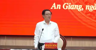 Phó thủ tướng Hồ Quốc Dũng làm việc với tỉnh An Giang
