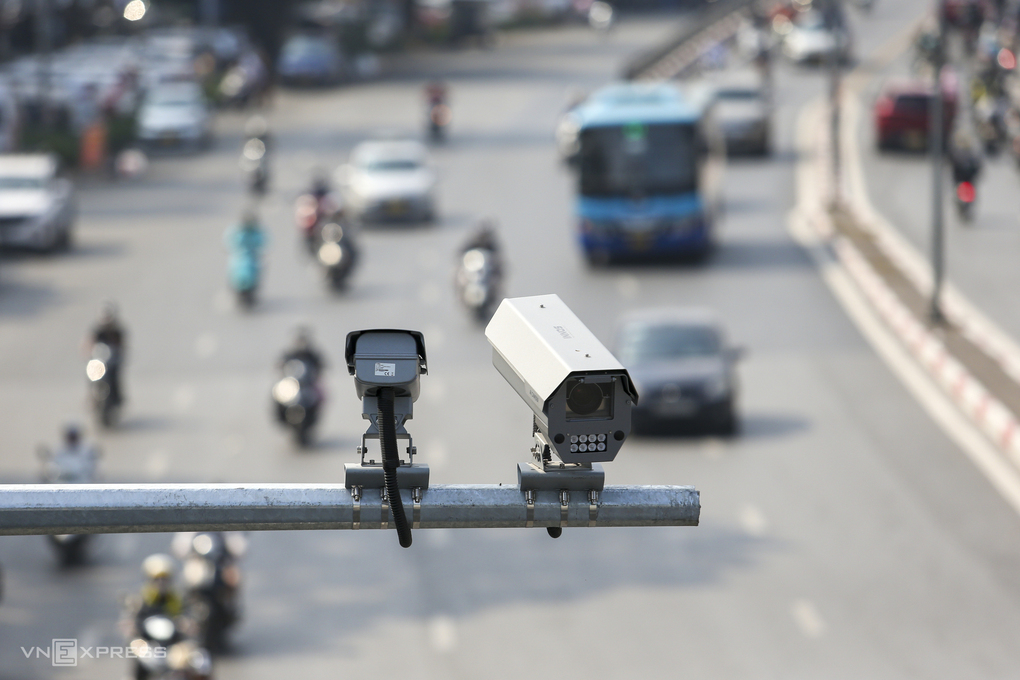 Cmaera AI trên phố Hà Nội. Ảnh: Phạm Chiểu