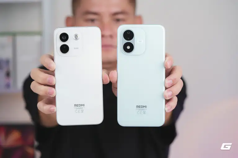 REDMI Note 17 4G (phải) giá khởi điểm tiếp tục tăng thêm 1 triệu là 6,99 triệu đồng. Bên cạnh đó, Xiaomi còn giới thiệu thêm phiên bản Pro Max (trái) giá cao nhất lên tới 17,99 triệu đồng - Ảnh: Thế Duyệt