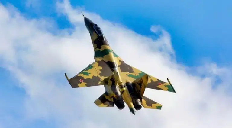 Máy bay chiến đấu Su-35 của Nga. (Ảnh: 19FF)