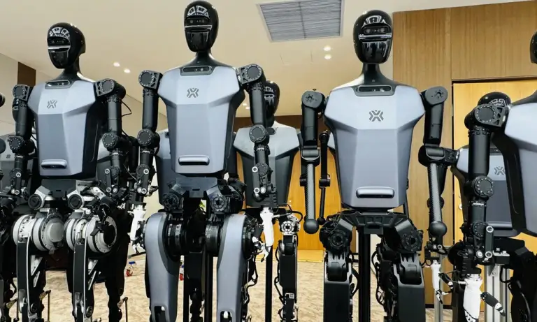 Robot nguồn mở Tianghong, được phát triển bởi Trung tâm Đổi mới Robot Hình người Bắc Kinh. Ảnh: Global Times