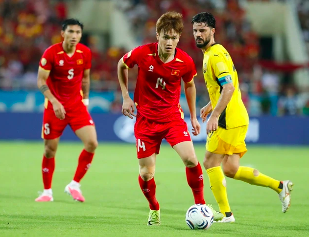 Đội tuyển Malaysia (áo vàng) thay đổi so với ASEAN Cup 2026
