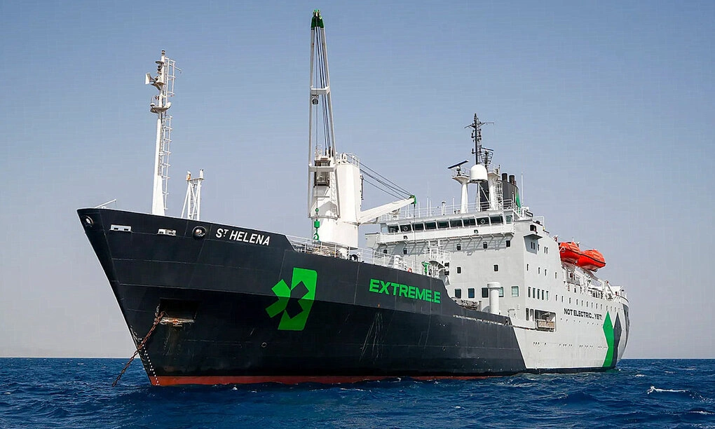 Tàu St Helena trong ảnh đăng năm 2022. Ảnh: Extreme E