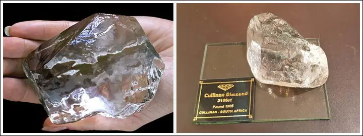 Viên kim cương Cullinan chất lượng đá quý lớn nhất từng được tìm thấy, nặng 3.106 carat - Ảnh: capetowndiamondmuseum.org