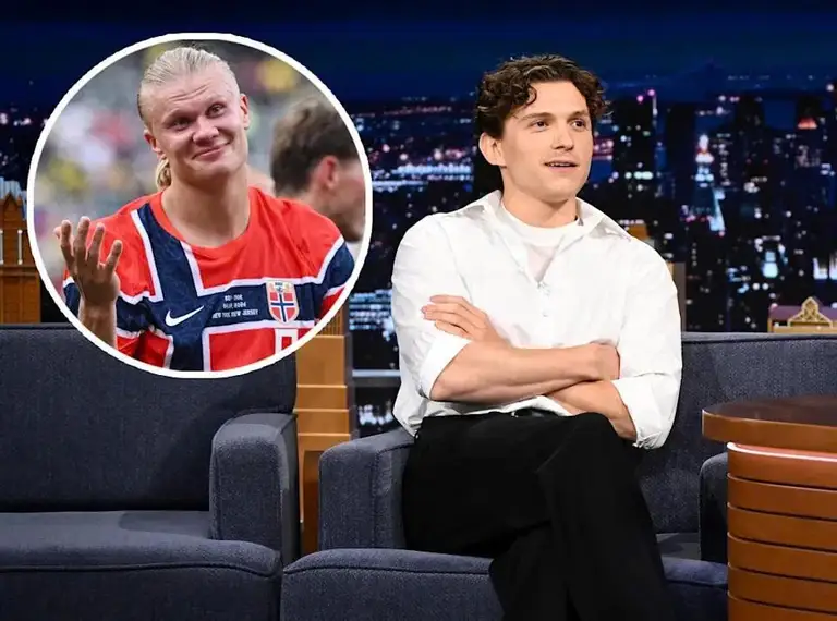 Tom Holland trên chương trình The Tonight Show Starring Jimmy Fallon - Ảnh: People