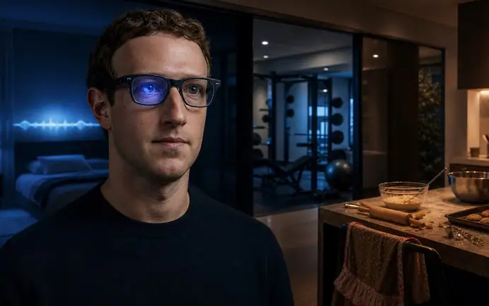 AI “không ngủ” của Zuckerberg: Theo dõi bạn ngủ, có mặt cả lúc chơi với con