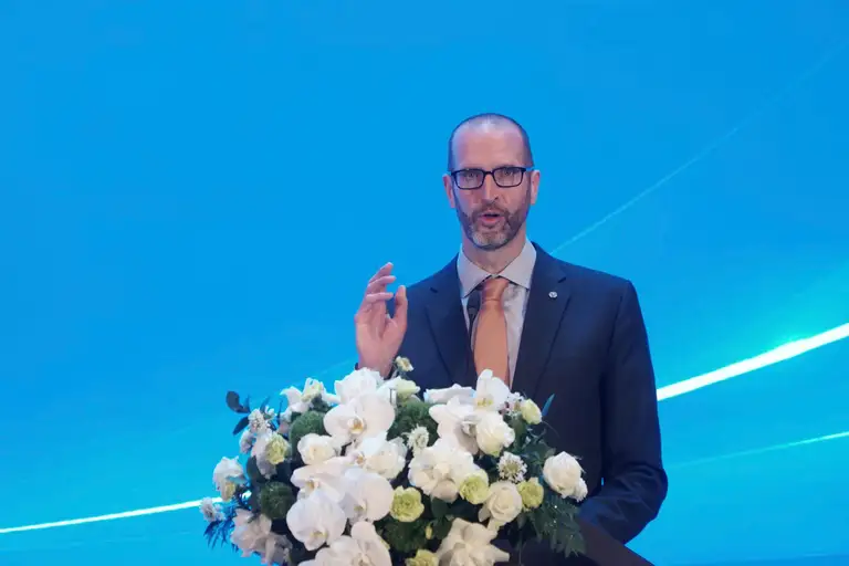 Ông Duncan Burns, Giám đốc phụ trách quản lý đầu tư và cổ phiếu toàn cầu khu vực châu Á - Thái Bình Dương tại Vanguard - Ảnh: PHẠM TUẤN