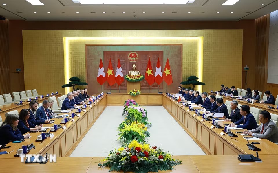 Toàn cảnh cuộc hội kiến - Ảnh: TTXVN