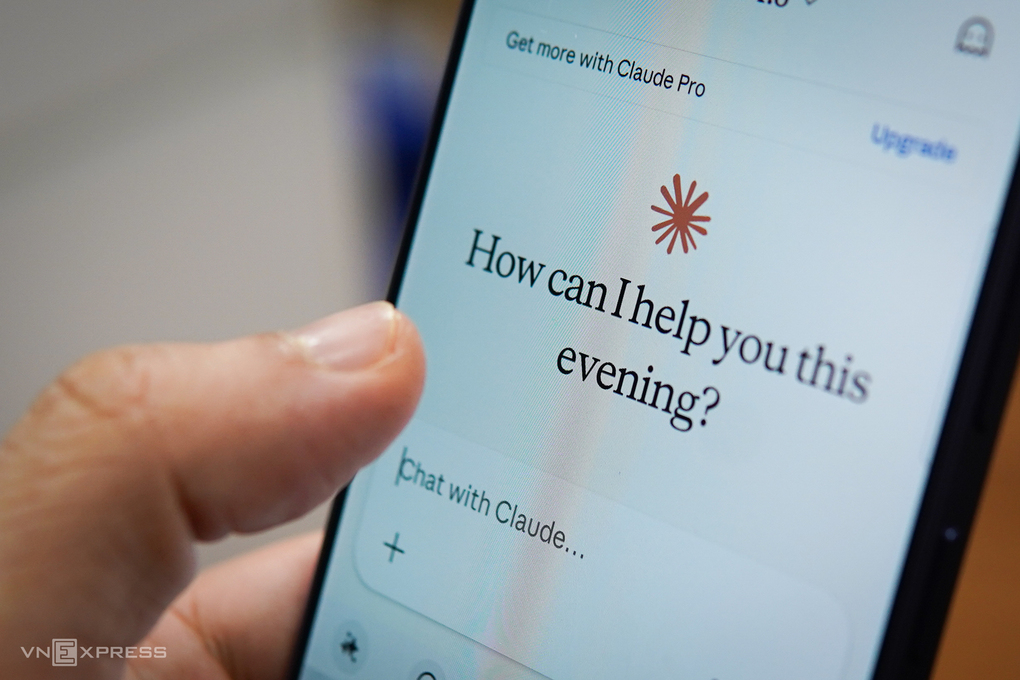 Chatbot Claude của Anthropic. Ảnh: Lưu Quý