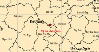Động đất 3.1 độ ở độ sâu khoảng 10 km tại Đà Nẵng vào sáng nay