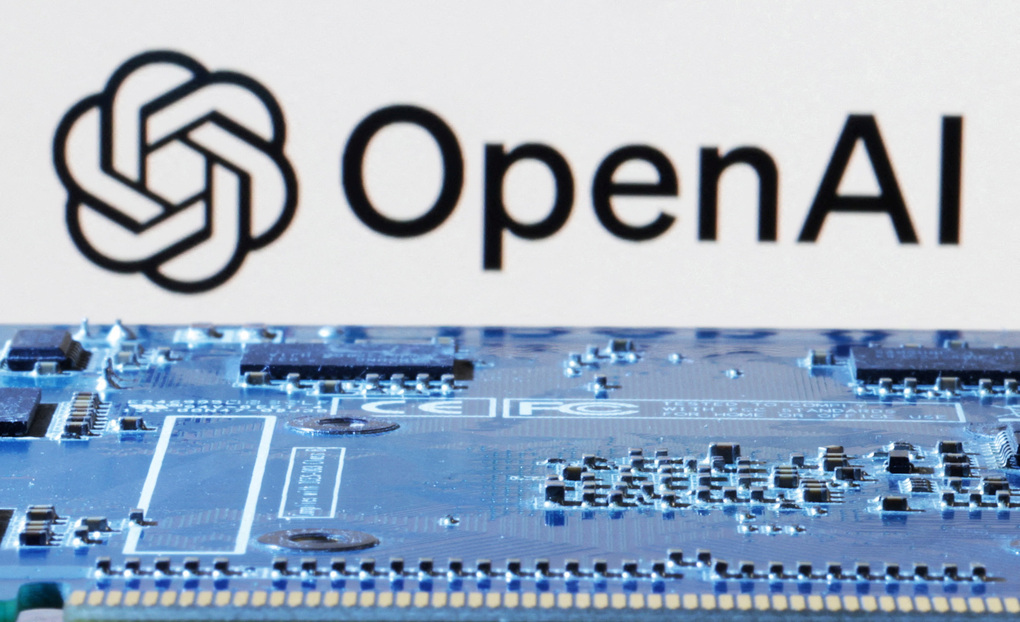 Logo OpenAI. Ảnh: Reuters