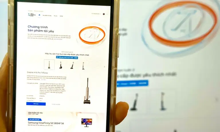 Độc giả bình chọn Máy lau sàn hút bụi cao cấp được yêu thích. Ảnh: Thái Anh