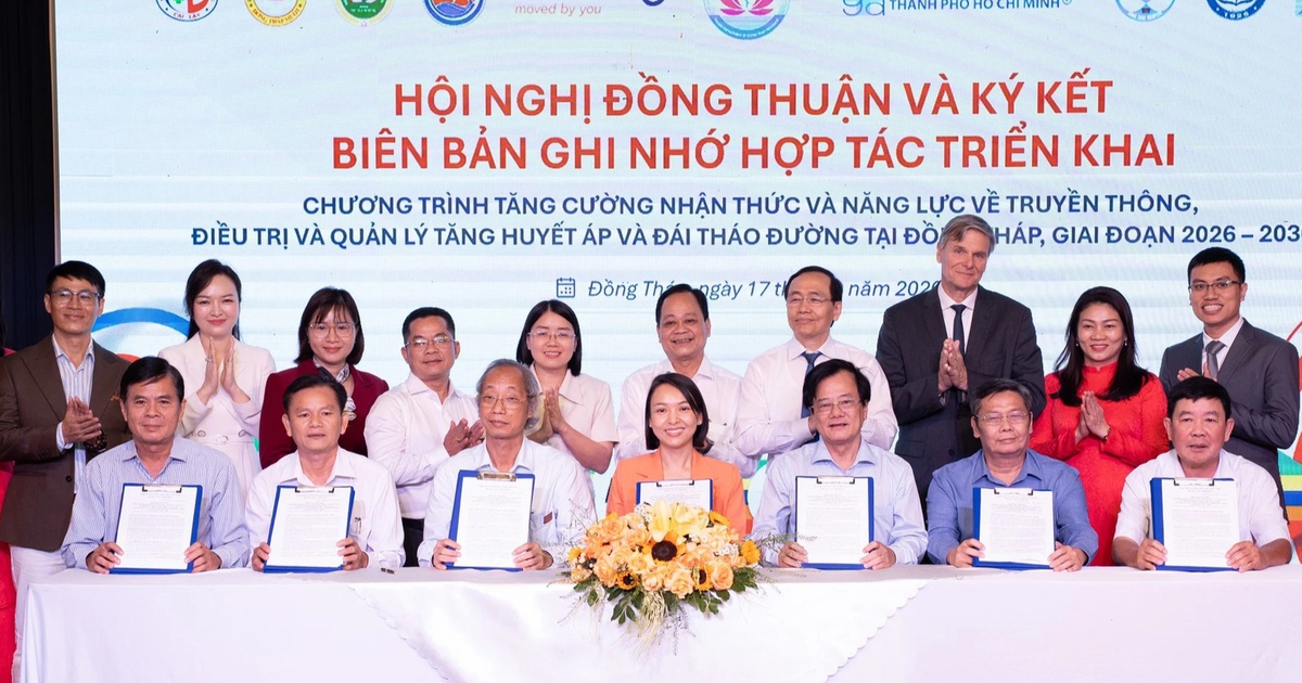 Hợp tác giúp nâng cao kiểm soát tăng huyết áp, tiểu đường tại Đồng Tháp