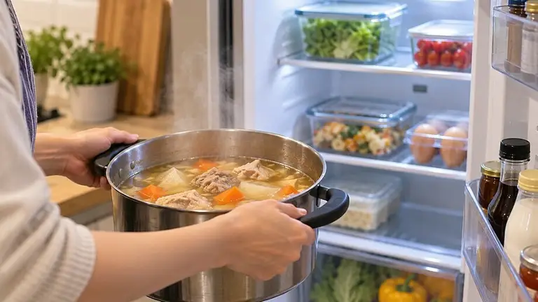 Đợi thức ăn nguội mới cất tủ lạnh - thói quen rước mầm bệnh