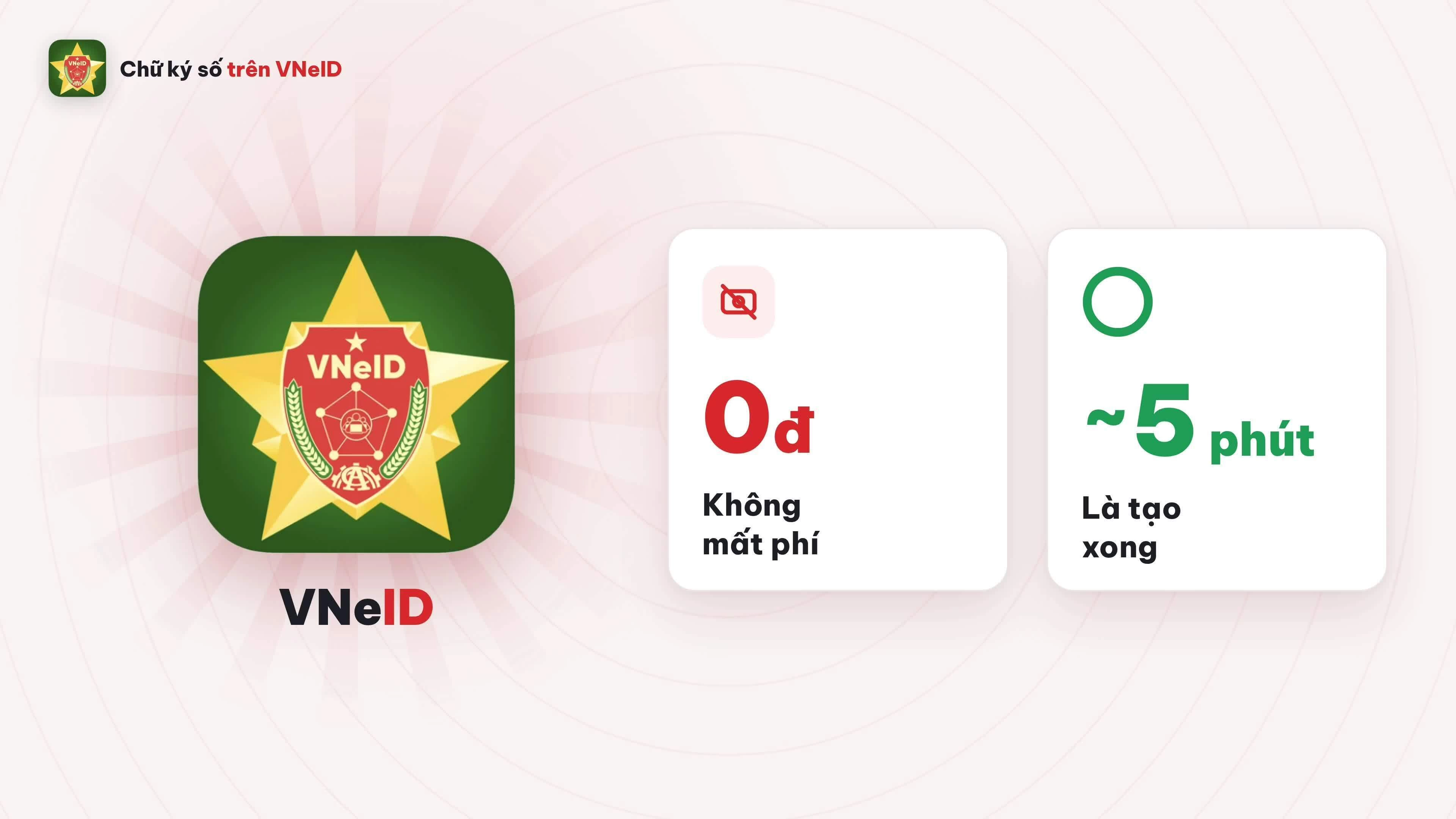 Cách tạo chữ ký số cho cá nhân trên VNeID
