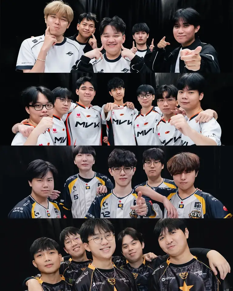 Việt Nam góp mặt 3 trong 4 đội vào Vòng Playoffs