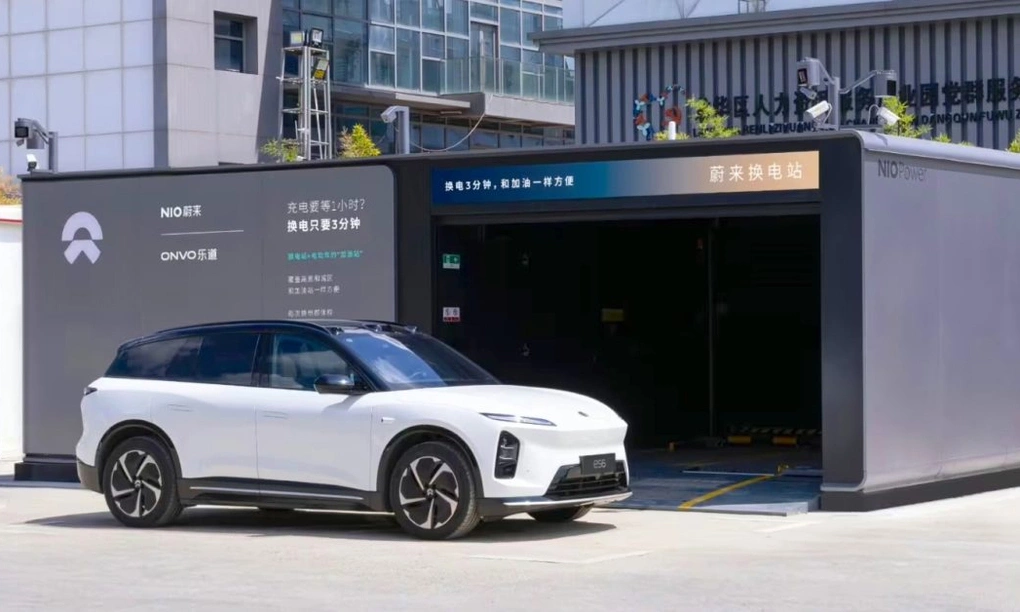 Một trạm đổi pin của Nio. Ảnh: Nio