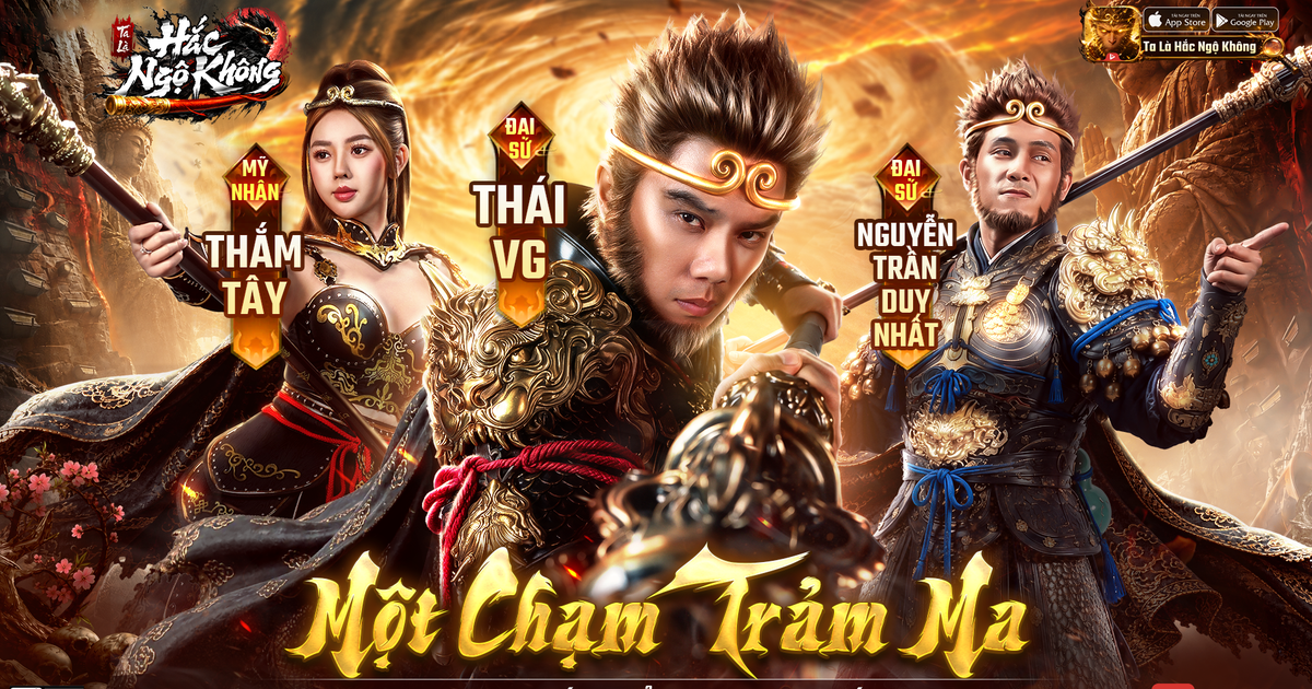 Thái VG, Nguyễn Trần Duy Nhất, Thắm Tây làm đại diện game Ta Là Hắc Ngộ Không