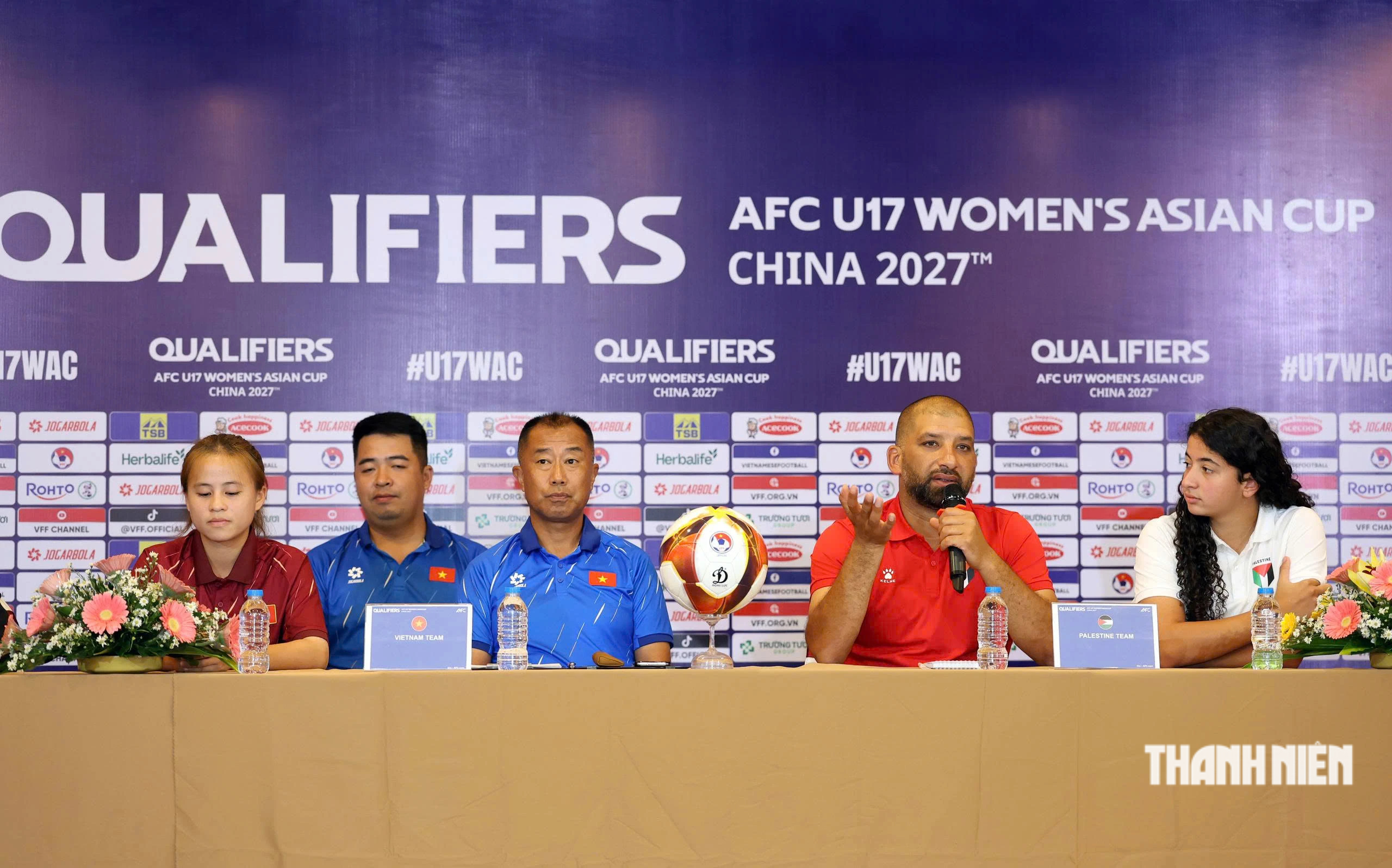 Buổi họp báo vòng loại giải bóng đá U.17 nữ châu Á 2027